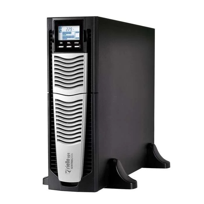 Riello UPS Sentinel Dual High Power SAI 6000VA 6000W - 8x IEC 320, RS-232, USB - Montaje en Rack 3U / Externo