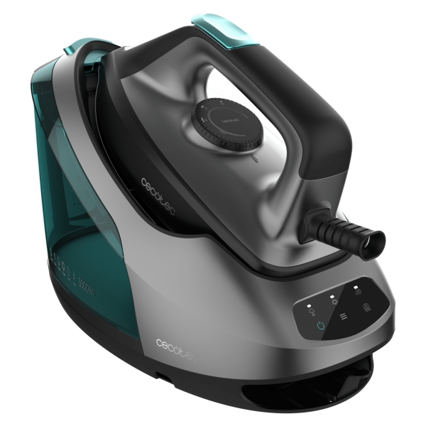 Cecotec IronHero 3000 Station Centro de Planchado - 3000W - 7bar - Suela Ceramica - Golpe de Vapor 400g/min - Vapor Continuo 140g/min - Autoapagado - Sistema Antical - Autolimpieza - Color N