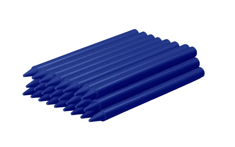 Jovi Plasticolor Estuche de 25 Ceras Plasticas - Resistentes - No Manchan - Agradable de Rayar - Acabado Brillante - Gran Duracion - Mezclables - Color Azul