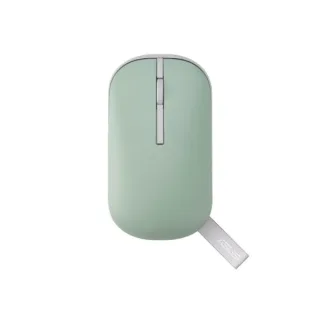 Asus Marshmallow MD100 Raton - Inalambrico 2,4Ghz - Bluetooth - 1600DPI - Color Verde