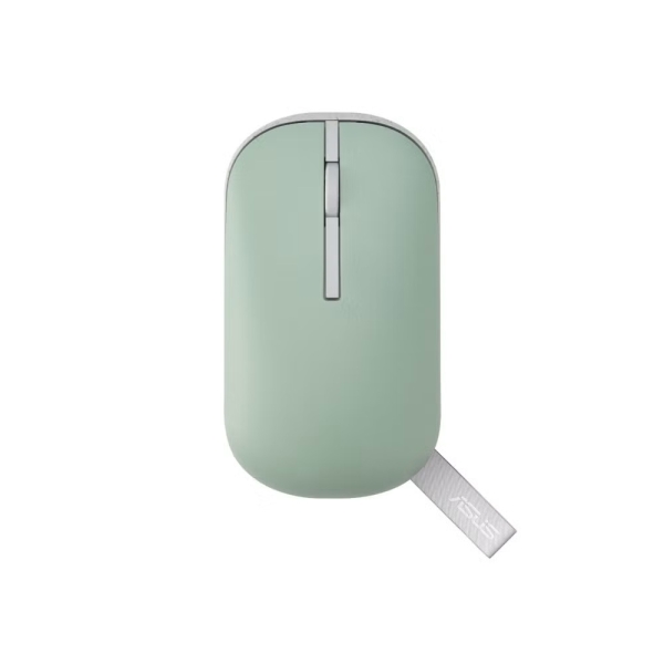 Asus Marshmallow MD100 Raton - Inalambrico 2,4Ghz - Bluetooth - 1600DPI - Color Verde