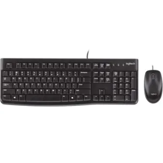 Logitech MK120 Pack USB Teclado Italiano + Raton 1000dpi 3 Botones - Uso Ambidiestro