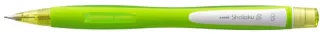 Uni-ball Shalaku S M5-228 Portaminas - Ancho de Trazo 0.5mm - 2 Minas HB Incluidas - Goma de Borrar Integrada - Color Verde Claro · Pack de 12 uds.