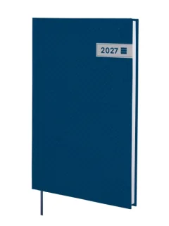 Finocam Dynamic Porto Agenda Profesional - Anual 2027 - Semana Vista Vertical - Formato Y10 - 140x204mm - Tapa Dura de Carton Forrado - Esquinas Microperforadas - Papel de 80g/m2 - Color Azu