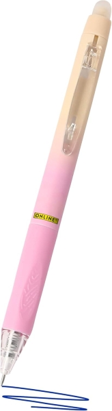 Online MagiXX Design Cotton Peach Boligrafo de Tinta Gel Borrable - Retractil - Trazo de 0.7mm - Cartucho Reemplazable - Tinta Azul - Uso Ambidiestro - Multicolor · Pack de 3 uds.