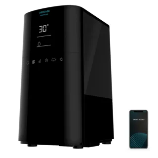 Cecotec Breeze Care 4000 Connected Humidificador de Aire - 110W - Capacidad Deposito 6L - 400 ml/h - Wi-Fi - Tactil - Cobertura 40m2 - Temporizador 12h - Silencioso 30dB - 26x17.9x35.1cm - C