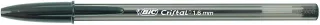 Bic Cristal Large Boligrafo de Bola - Punta Gruesa de 1.6mm - Trazo de 0.60mm - Tinta con Base de Aceite - Translucido - Color Negro · Pack de 50 uds.