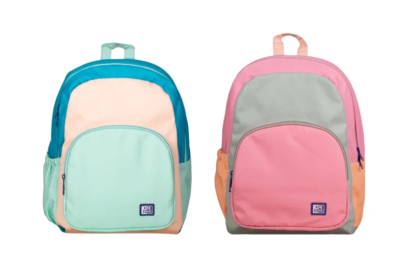 Oxford Mochila Reversible 2 en 1 Colorblock - Poliester Reciclado RPET - Capacidad 18L - 2 Modelos Disponibles