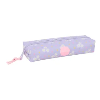 Safta Bouquet Portatodo - Cremallera - Goma Elastica - 0.53L - 220x70x40mm - Color Violeta