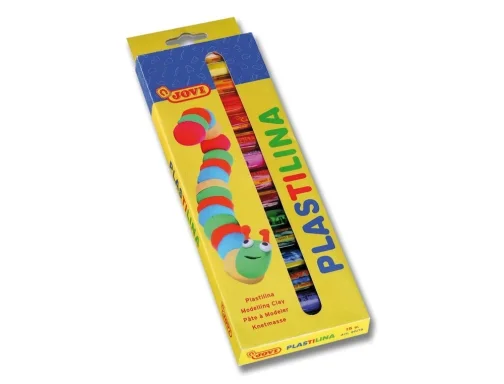 Jovi Pack con 15 Barras de Plastilina 15gr - Muy Moldeable - No se Seca - Colores Surtidos