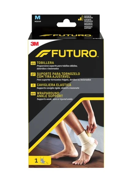 Futuro Tobillera - Talla M (20.3 - 22.9cm) - Transpirable - Color Beige