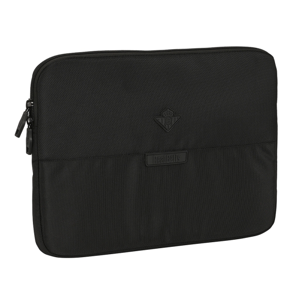 Safta Real Betis Balompie Premium Funda para Portatil hasta 14" - Alojamiento Acolchado - 1.7L - 340x20x250mm - Color Negro