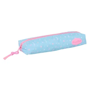 Safta Blackfit8 Smile Portatodo - Cremallera - Goma Elastica - 0.53L - 220x70x40mm - Color Azul Claro