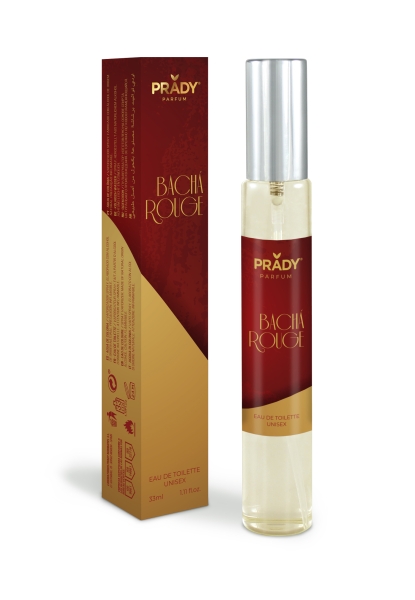 Prady Colonia Unisex Bacha Rouge - Frasco de 33 ml - Spray Pulverizador