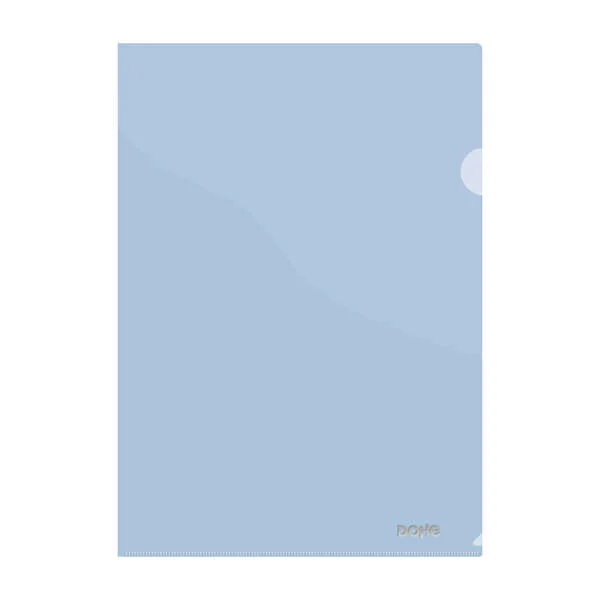 Dohe Dossier Uñero Premium Tamaño A4 - 210x297mm - Fabricado en Polipropileno Translucido de 180 Micras - Color Azul · Pack de 8 uds.