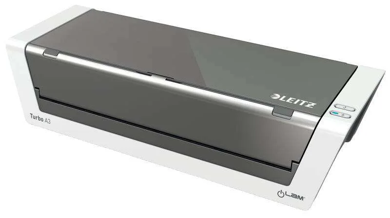 Leitz Plastificadora A3 Ilam Touch 2 Turbo - Sensor Inteligente - Alta Velocidad (1500 Mm/Min) - Blanco Brillante / Antracita