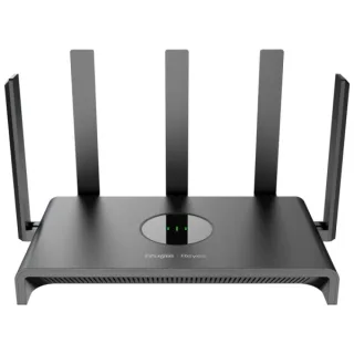 Ruijie RG-EW1300G Router de Doble Banda - 4 Puertos - Velocidad Inalambrica hasta 1.3Gbps - WiFi 5 AC1300 - Gestion en la Nube - Color Negro