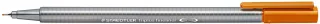 Staedtler Triplus Fineliner 334 Rotulador de Punta Fina - Trazo de 0.3mm - Tinta Base de Agua - Color Marron · Pack de 10 uds.