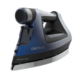 Cecotec IronHero 3000 Sauna i-Pump Plancha de Ropa - 3000W - Bomba Automatica - Suela Antiadherente - Vapor Continuo 80g/min - Golpe de Vapor 300g/min - Antical - Color Negro y Azul