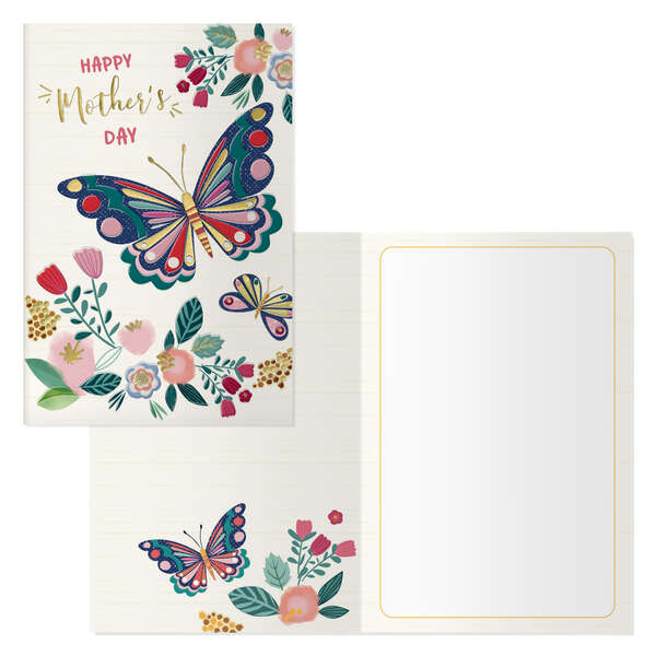 Dohe Pack de 6 Tarjetas de Felicitacion Dia de la Madre - 11.5x17cm - Impresas a Todo Color - Estampaciones con Pelicula de Color - Estampacion en Seco - Papel Offset Blanco de 300gr - Inclu