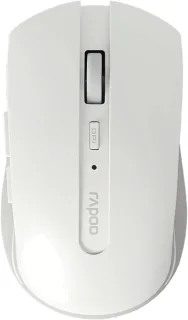 Rapoo 7200M Raton Inalambrico - Bluetooh y 2.4GHz - 1600 DPI - Autonomia 9 Meses - Color Blanco