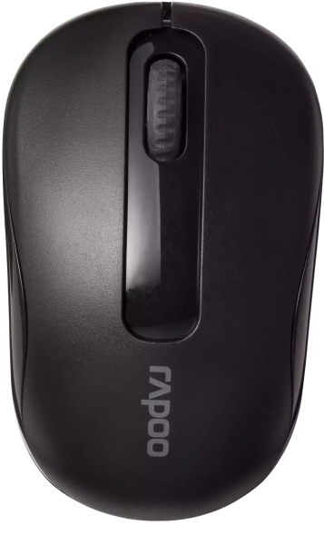 Rapoo M10 Plus Raton Inalambrico - 2.4GHz - 1200 DPI - Autonomia 12 Meses - Color Negro