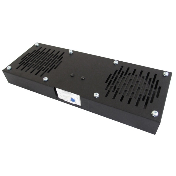 WP Termostato para Armarios de la Serie RWB con 2 Ventiladores - 475x400x55mm - Color Negro