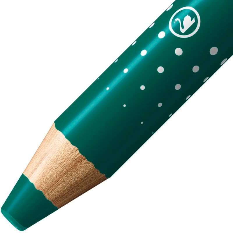 Stabilo MARKdry Marcador para Pizarra - Mina XXL de 10mm - Madera 100% Certificada PRFC - Color Verde · Pack de 5 uds.