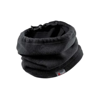 Upower Braga de Cuello con Reguladores - Talla Unica - Logotipo Bordado, Material 100% Poliester, Durabilidad y Estilo - Color Negro Carbon