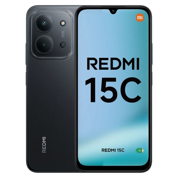 Xiaomi Redmi 15C Smartphone Pantalla 6.9" - 4GB - 128GB - Camara Principal 50MP - Bateria 6000mAh - Color Negro