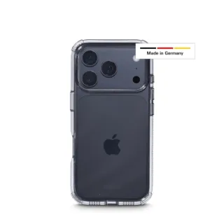 Hama Extreme Protect Funda para iPhone 17 Pro - Antideslizante - Policarbonato - Proteccion D3O - Bordes Elevados - Color Transparente