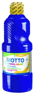 Giotto School Paint Tempera - 500ml - Lista para el Uso - Super Lavable - Botella Bio Pet - Color Violeta