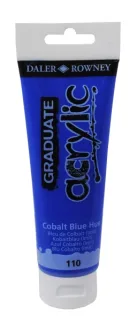 Daler Rowney Graduate Pintura Acrilica - Tubo de Plastico - 120ml - Color Azul Cobalto