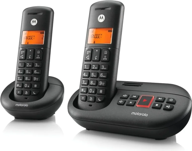 Motorola E212 Telefono Inalambrico Dect + 1 Supletorio - Contestador Automatico - Manos Libres