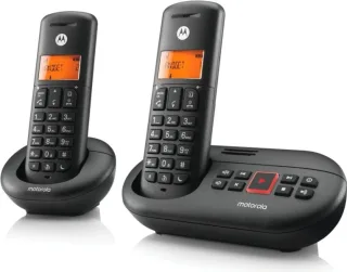 Motorola E212 Telefono Inalambrico Dect + 1 Supletorio - Contestador Automatico - Manos Libres