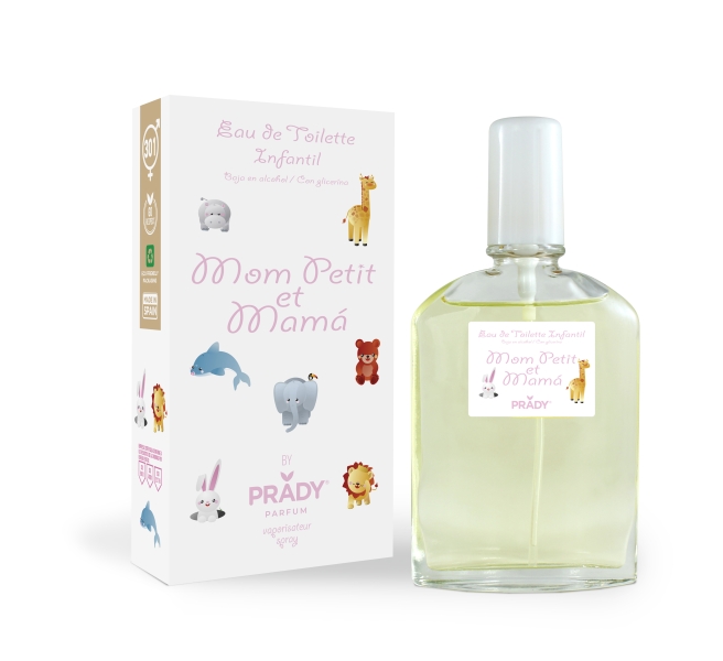 Prady Colonia Infantil Mom Petit et Mama - Frasco de 90 ml - Spray Pulverizador