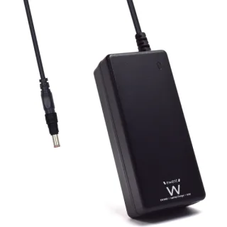 Ewent Cargador Especifico para Portatiles Sony, Fujitsu - 65W de Potencia - Clavija 6x4.3mm - Longitud de Cable Total de 2.7m (1.5+1.2m) - Proteccion Electrica - Color Negro