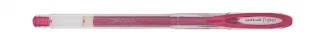 Uni-ball Signo Noble Metal UM-120NM Roller de Tinta Gel - Punta de Bola 0.8mm - Tinta Resistente al Agua y Luz - Escribe en Papel Negro y Blanco - Color Rojo · Pack de 12 uds.