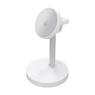 Aisens Cargador Inalámbrico USBC 15W 3 en 1 Blanco