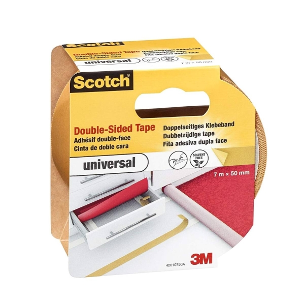 Scotch Cinta Adhesiva para Moqueta - Color Blanco