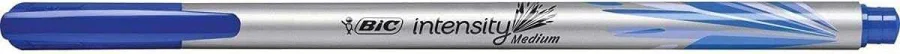Bic Intensity Medium Rotulador de Punta Media de 0.8mm - Tinta con Base de Agua - Color Azul · Pack de 12 uds.