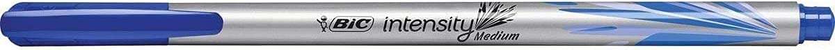 Bic Intensity Medium Rotulador de Punta Media de 0.8mm - Tinta con Base de Agua - Color Azul · Pack de 12 uds.