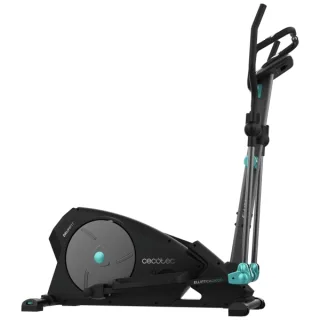 Cecotec Drumfit Elliptical 8000 Magno Bicicleta Eliptica - Pantalla LCD - Resistencia Magnetica - Volante de 8kg - Zancada de 38cm - Soporte para Dispositivos - Pulsometro - Color Negro