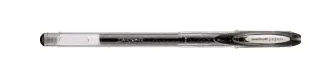 Uni-ball Signo Sparkling UM-120SP Roller de Tinta Gel - Punta de Bola 1mm - Tinta Pigmentada Resistente al Agua y Luz - Efecto Purpurina - Color Negro · Pack de 12 uds.