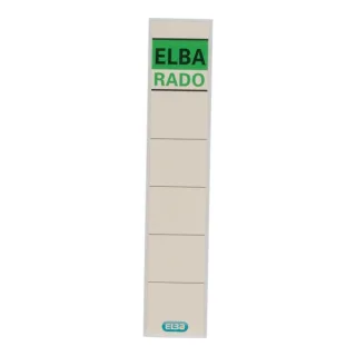 Elba Etiquetas Adhesivas L50mm - Facil de Pegar - Tamaño de 50mm - Ideal para Organización - Color Beige
