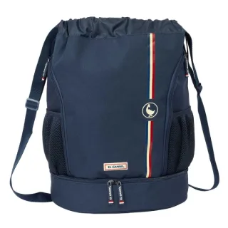 Safta el Ganso Eclipse Saco Mochila - Bolsillo Interior con Cremallera - Bolsillos Laterales - Hombreras Ajustables - 21.93L - 340x150x430mm - Color Azul Marino