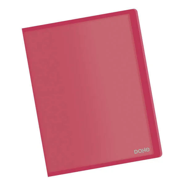 Dohe Carpeta con 30 Fundas Din A4 - Tapa Flexible de Polipropileno - Fundas Transparentes Soldadas - Organiza Tus Documentos con Estilo