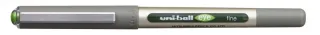 Uni-ball Eye Fine UB-157 Boligrafo de Tinta Liquida - Punta de Bola 0.7mm - Tinta Resistente al Agua y Luz - Sistema de Control de Tinta - Color Verde Claro · Pack de 12 uds.