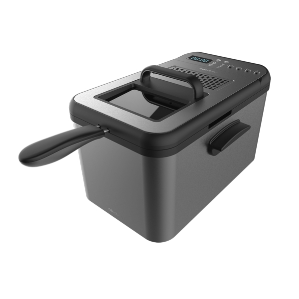 Cecotec Cleanfry Luxury 4000 Freidora Electrica - 3270W - Capacidad 4.2L - Pantalla Digital - 5 Programas Preconfigurados - Filtro Incluido - Tapa con Ventana - Temperatura hasta 190°C - Col