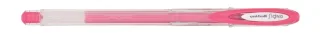 Uni-ball UM-120AC Signo Angelic Roller de Tinta Gel - Punta de Bola 0.7mm - Tinta Resistente al Agua y Luz - Escribe en Papel Negro y Blanco - Color Rojo · Pack de 12 uds.